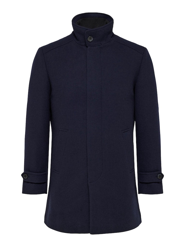 Reuben Wool Coat - Sky Captain