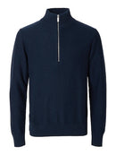 Axel 1/2 Zip Jumper - Sky Captain Melange
