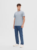 Aspen Stripe T-Shirt - Bering Sea Egret