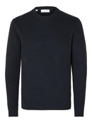 Dane Round Neck Jumper - Sky Captain