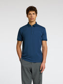 Fave Zip Polo Shirt - Sky Captain