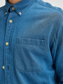 Rick Denim Jacket - Medium Blue