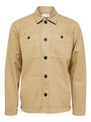 Tony Long Sleeve Overshirt - Kelp