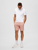 Brody Linen Shorts - Baked Clay/oatmeal