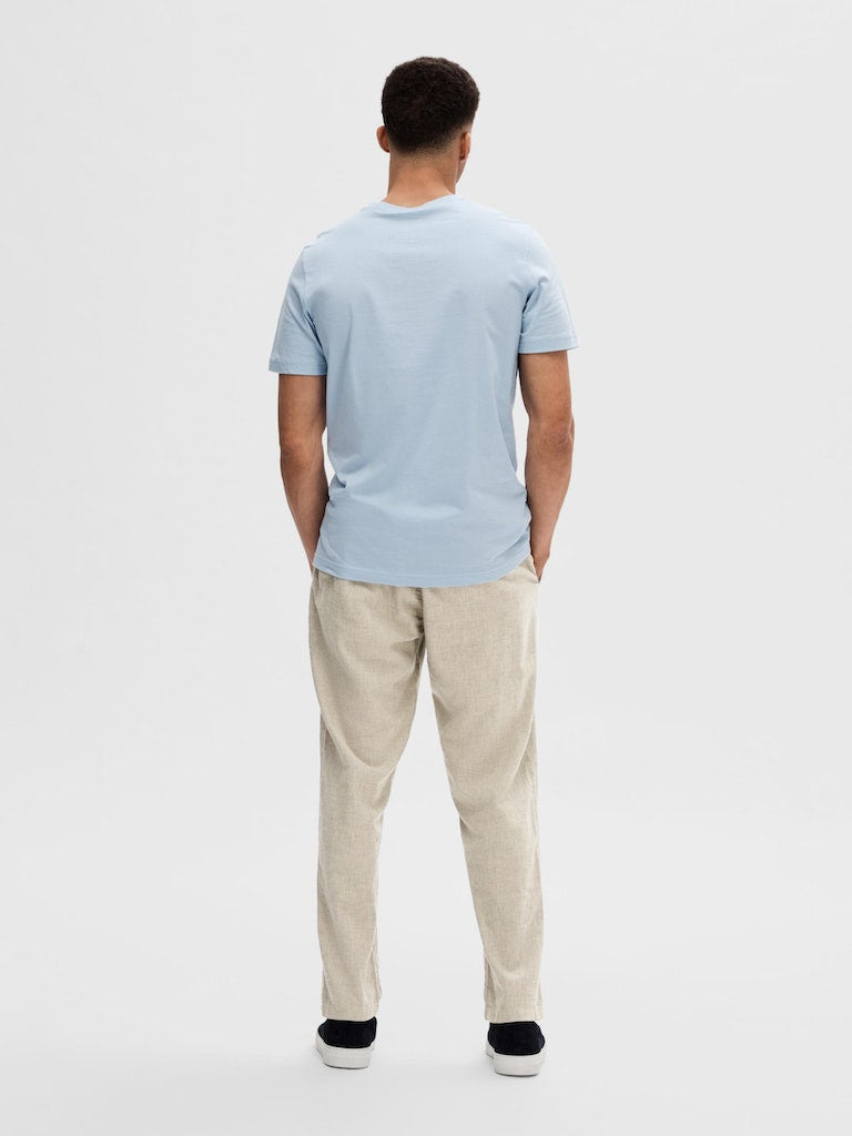 Axel Round Neck T-Shirt - Cashmere Blue