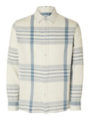 Callum Relaxed Fit Shirt - Egret Checks