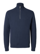 Dane 1/4 Zip Jumper - Oceana