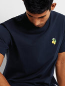 Garland Round Neck T-Shirt - Sky Captain