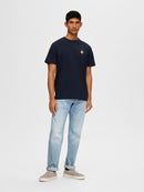 Garland Round Neck T-Shirt - Sky Captain