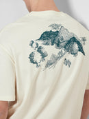 Gib Round Neck T-Shirt - Egret