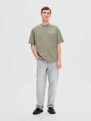 Gib Round Neck T-Shirt - Vetiver