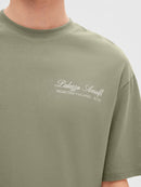 Gib Round Neck T-Shirt - Vetiver