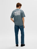 Gib Round Neck T-Shirt - Stormy Weather