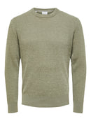 Rodney Round Neck Jumper - Vetiver