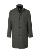 Rainar Wool Blend Coat - Grey Melange