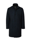 Rainar Wool Blend Coat - Sky Captain Twill