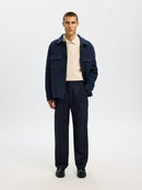 Selected Homme Henry Long Sleeve Polo - Angora