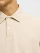 Selected Homme Henry Long Sleeve Polo - Angora