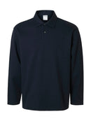 Selected Homme Henry Long Sleeve Polo - Sky Captain