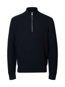 Structured 1/2 Zip Jumper - Sky Captain