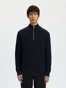 Structured 1/2 Zip Jumper - Sky Captain