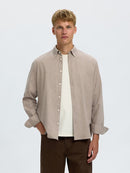 Cole Jay Melange Shirt - Cornstalk Melange