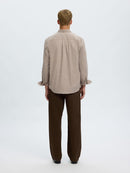 Cole Jay Melange Shirt - Cornstalk Melange