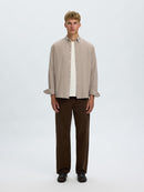Cole Jay Melange Shirt - Cornstalk Melange
