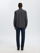 Cole Jay Melange Shirt - Dark Grey Melange