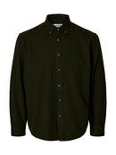 Noah Button Down Shirt - Forest Night/black