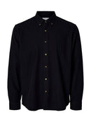 Noah Button Down Shirt - Sky Captain/black