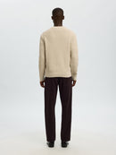 Tom Round Neck Jumper - Oatmeal