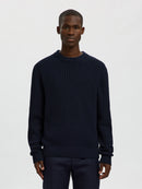 Tom Round Neck Jumper - Sky Captain