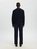 Tom Round Neck Jumper - Sky Captain