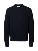 Tom Round Neck Jumper - Sky Captain