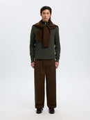 Dane 1/4 Zip Jumper - Deep Forest