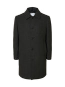 Archive Car Coat - Dark Grey Houndstooth