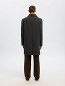 Archive Car Coat - Dark Grey Houndstooth