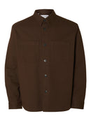Travis Twill Overshirt - Demitasse