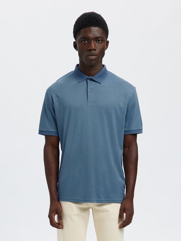 Fave Polo Shirt - Blue Mirage
