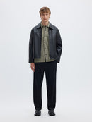 Jackie Button Sweatshirt - Vetiver