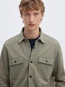 Jackie Button Sweatshirt - Vetiver