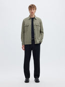 Jackie Button Sweatshirt - Vetiver