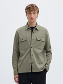 Jackie Button Sweatshirt - Vetiver