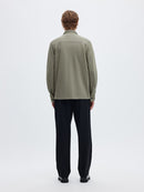 Jackie Button Sweatshirt - Vetiver