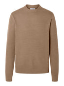 Dane Round Neck Jumper - Morel