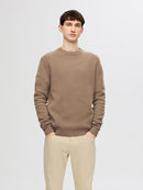 Dane Round Neck Jumper - Morel