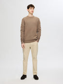 Dane Round Neck Jumper - Morel