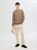 Dane Round Neck Jumper - Morel