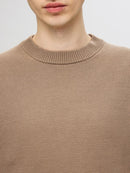 Dane Round Neck Jumper - Morel